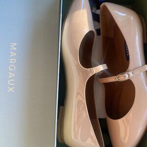Margaux the Mary Jane in Rose Patent size 38.5 (8.5) wide width